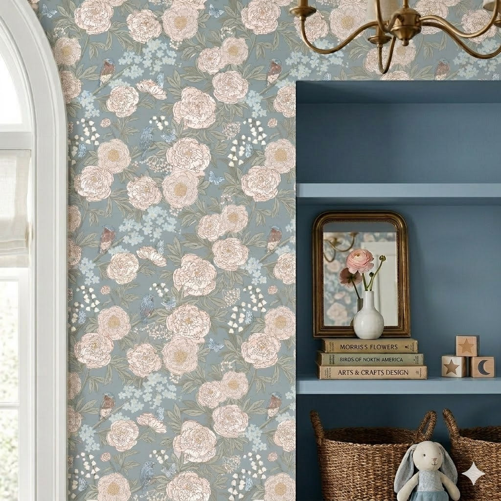 Bertie Wallpaper by Katie Lyn Designs