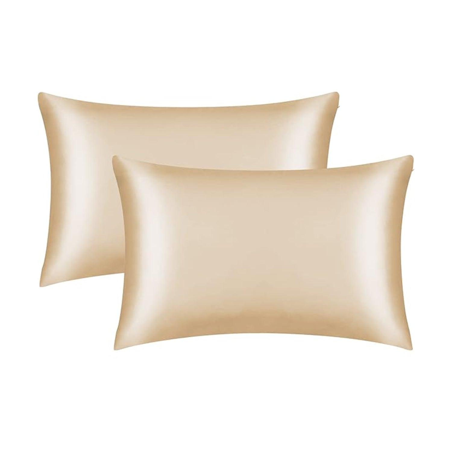 Set of 2 Pure Mulberry Silk Pillowcases - PRHOMZ