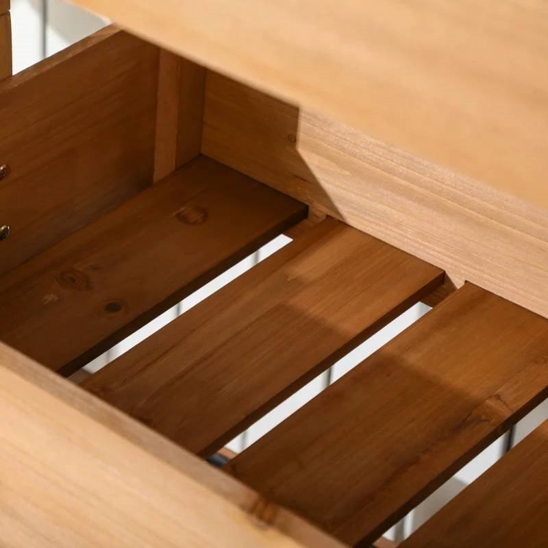 4 Tier Vertical Wooden Planter Box Raised Bed Natural - PRHOMZ