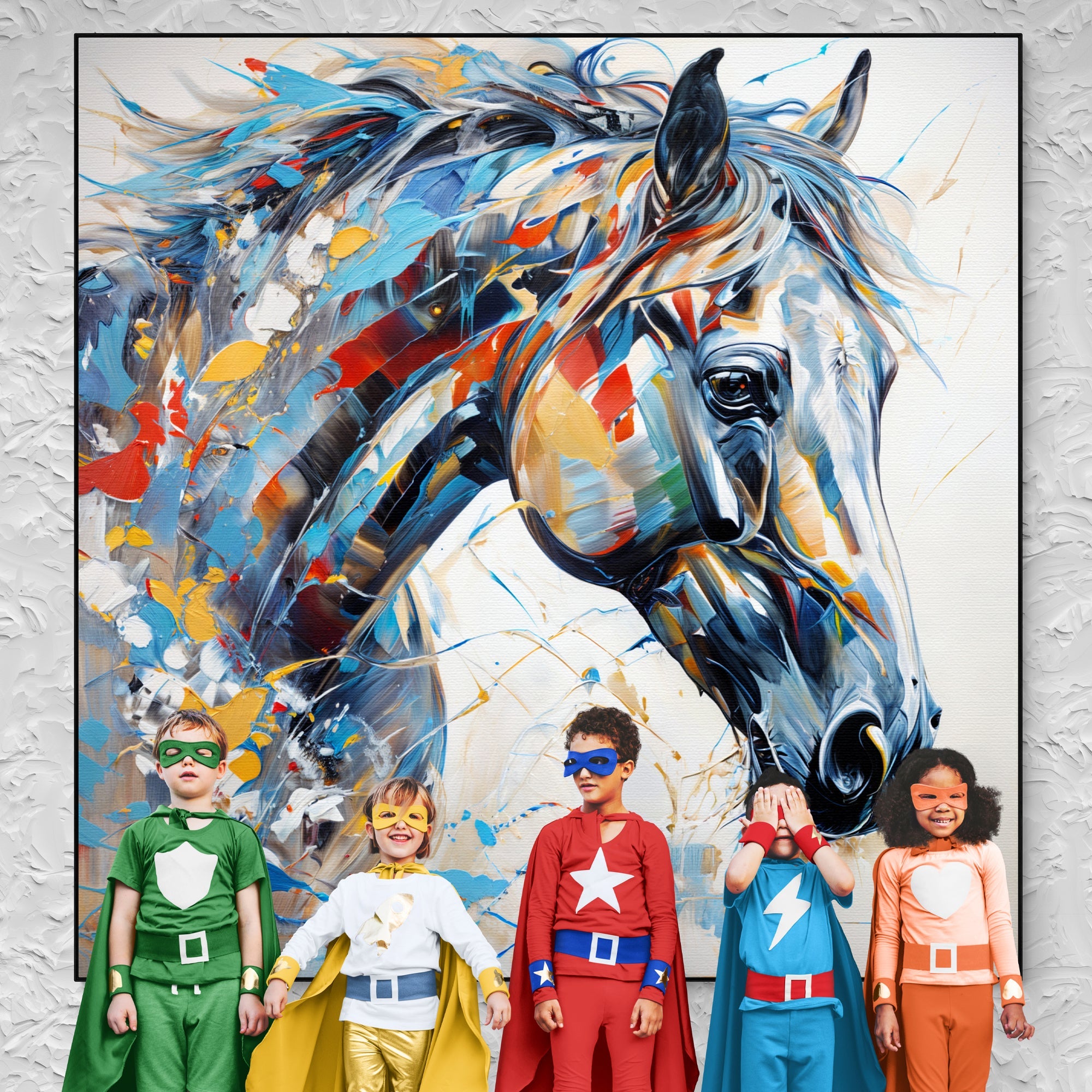 Canvas Print: "Vivid Steed"