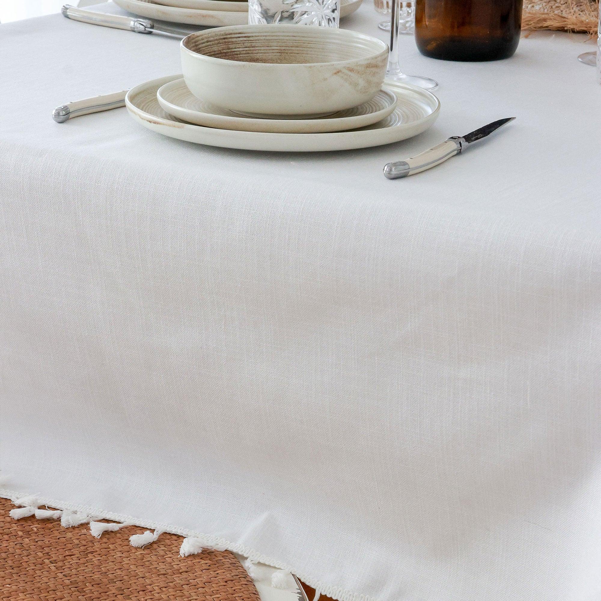 Tablecloth-Tahiti Seafoam-250cm x 142cm - PRHOMZ