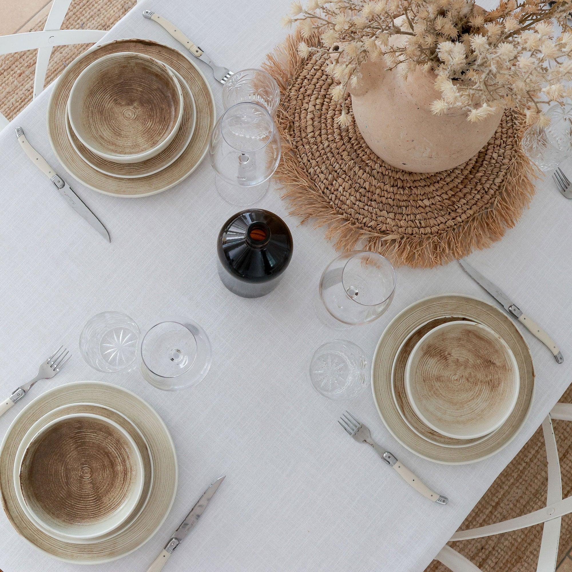 Tablecloth-Tahiti Sage-250cm x 142cm - PRHOMZ