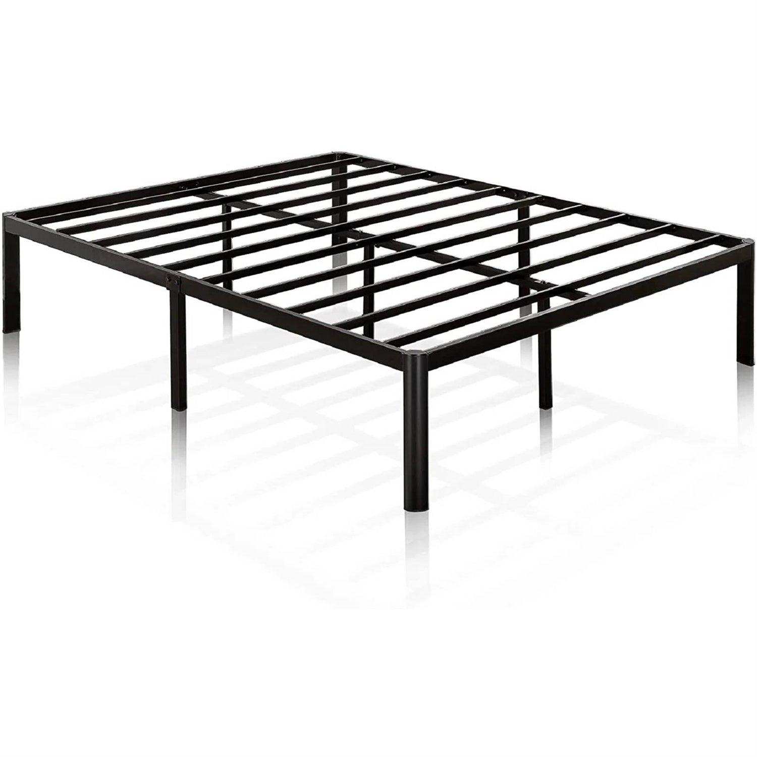 King Metal Platform Bed Frame with Rounded Legs 700 lbs Weight Capacity - PRHOMZ