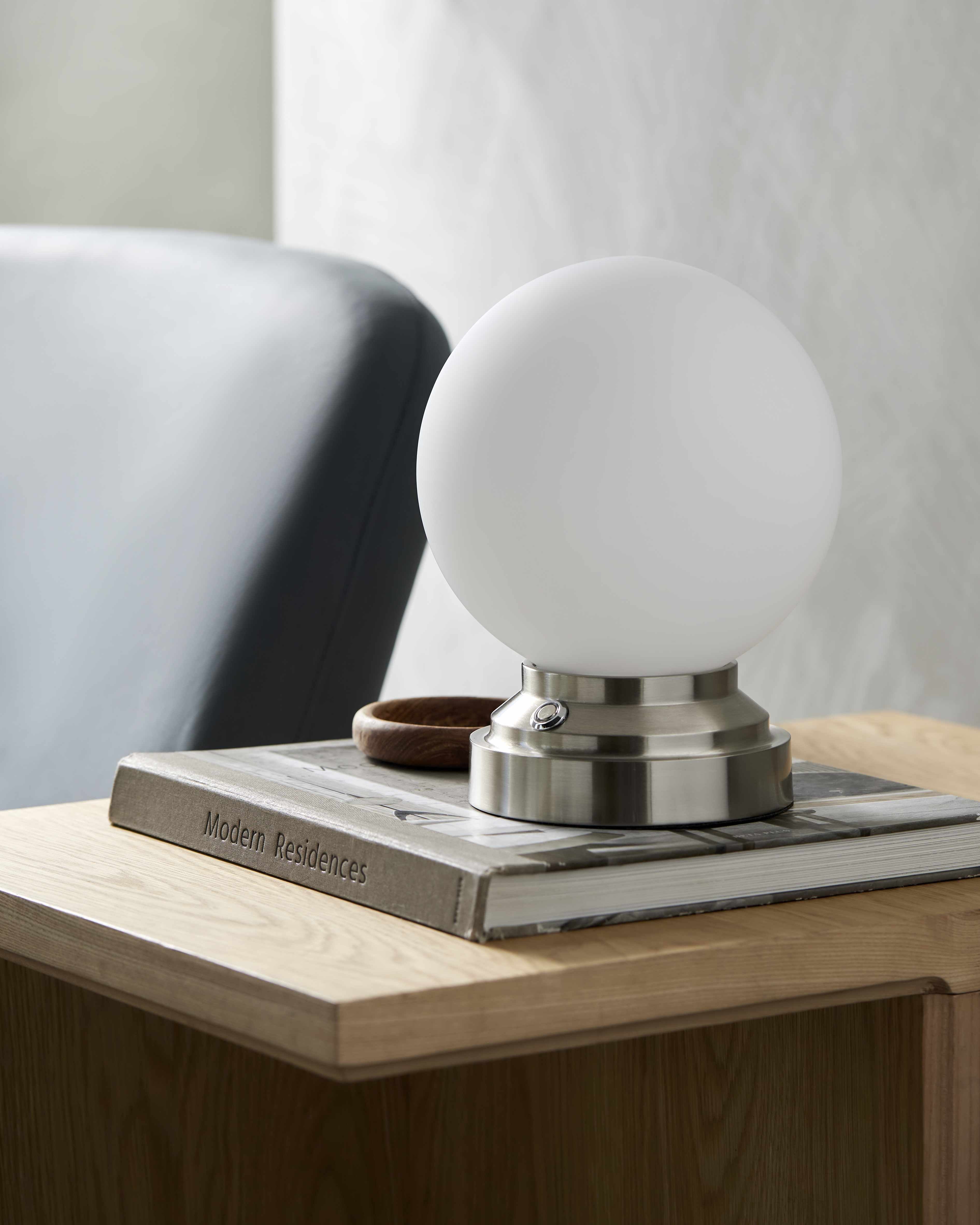 Vacquiers Nickel Table Lamp-3