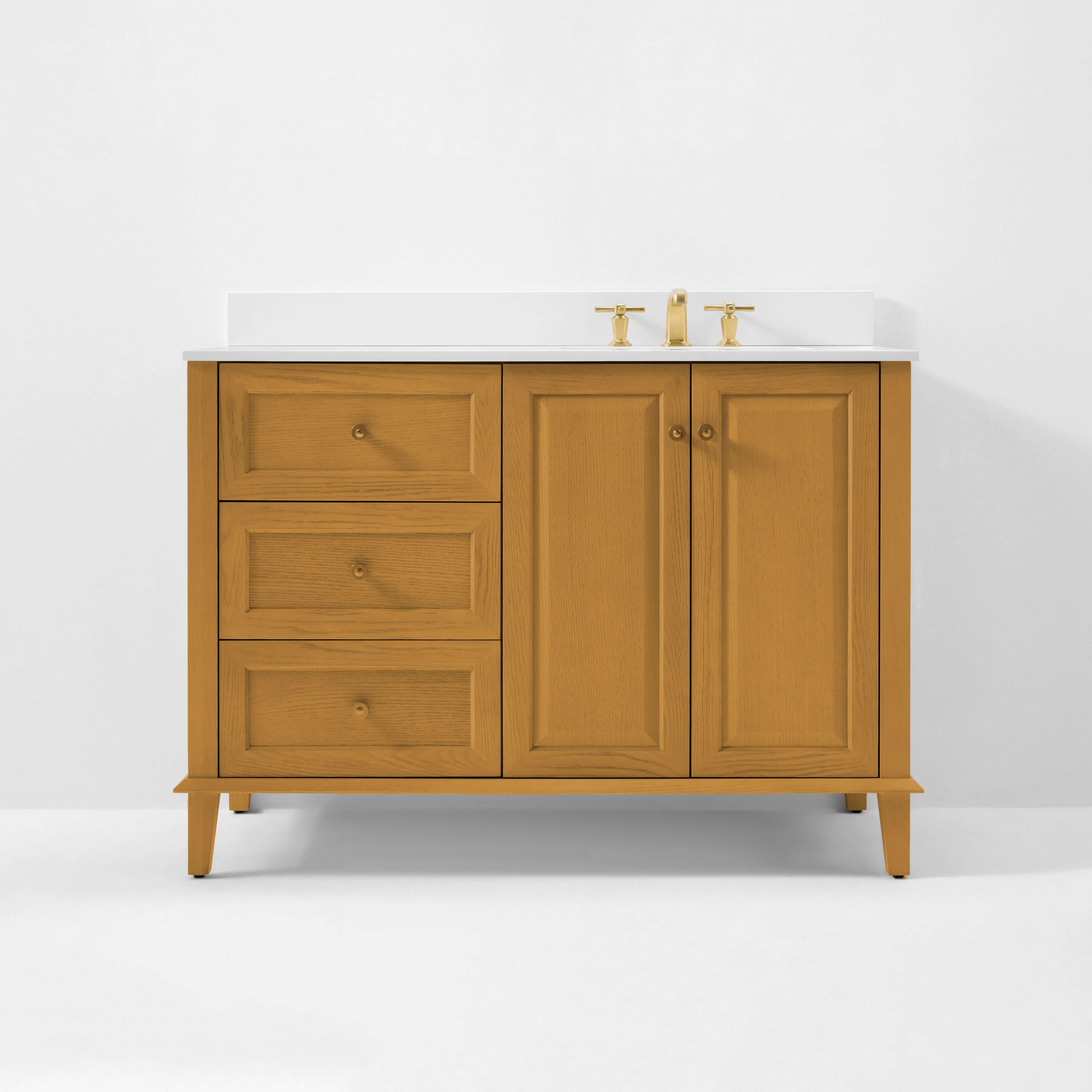 Hannah Bathroom Vanity Collection in Sienna Finish