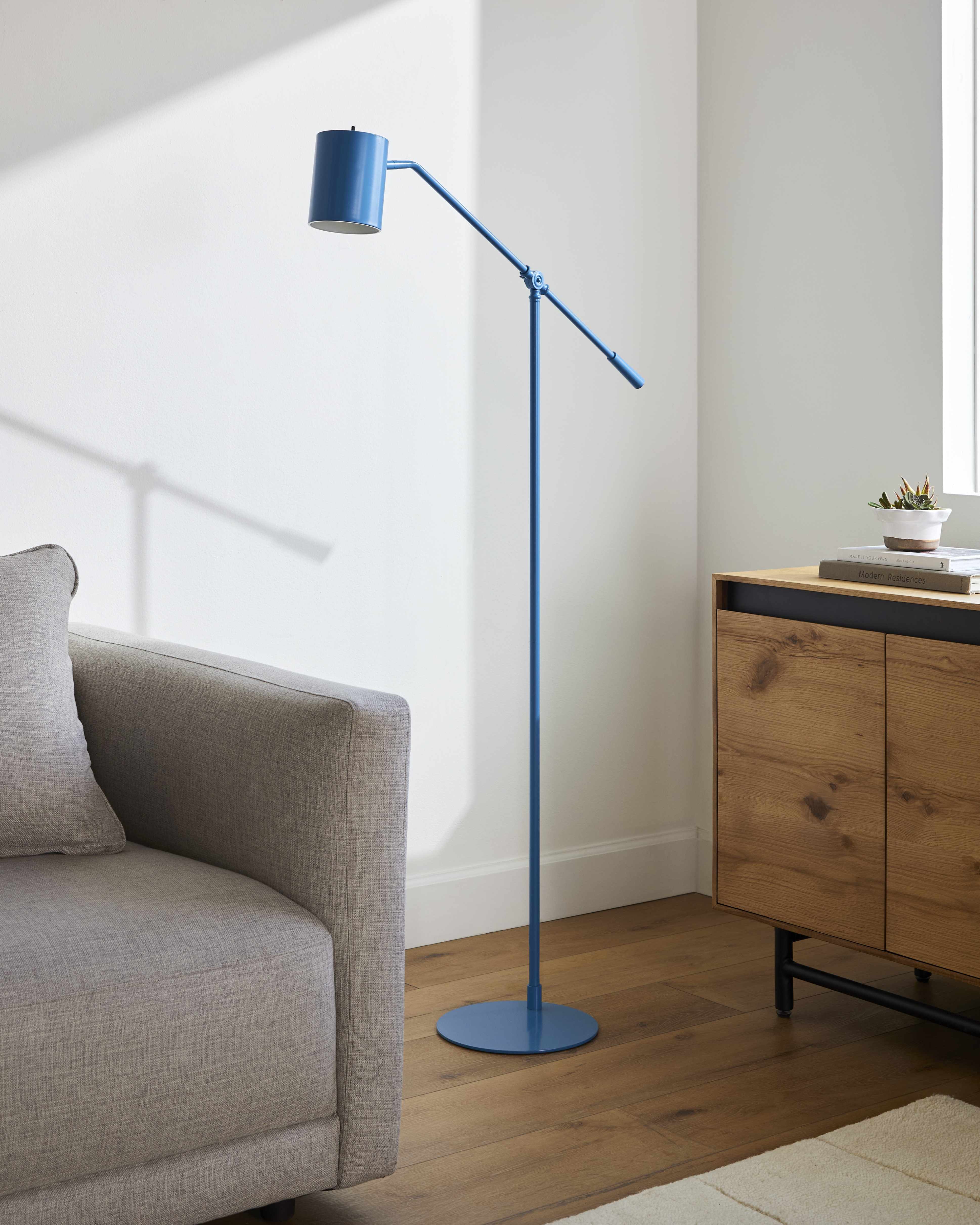 Vyazovaya Blue Metal Floor Lamp-3