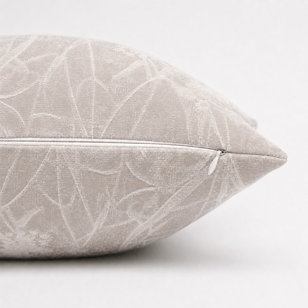 Vale Subtle Botanical Jacquard Pillow Covers