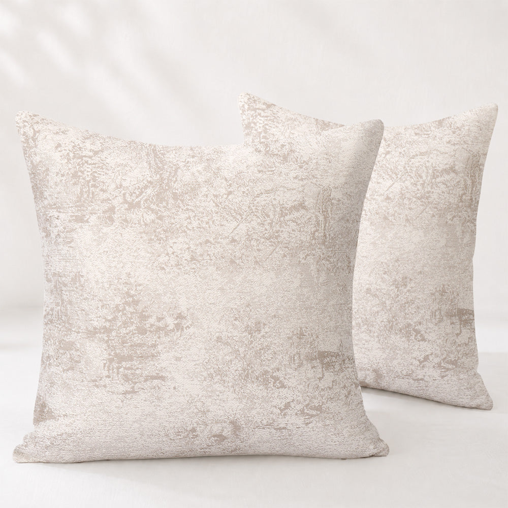 Vale Subtle Botanical Jacquard Pillow Covers