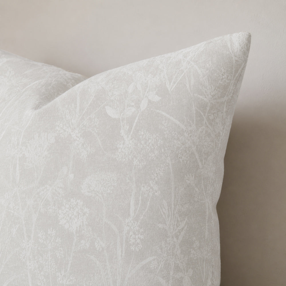 Vale Subtle Botanical Jacquard Pillow Covers