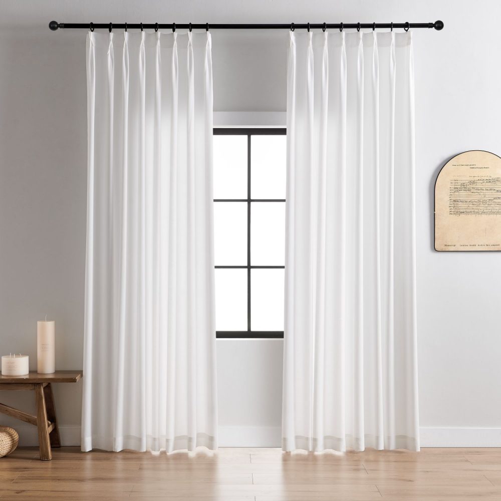 Valerie Silky Soft Semi Sheer Curtains