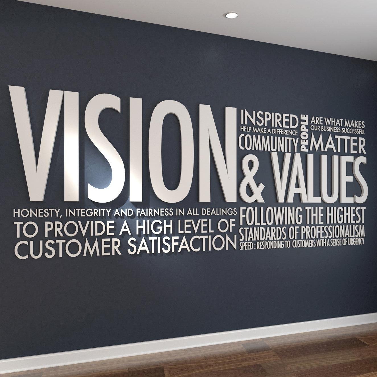 Vision & Values Office Decor - PRHOMZ
