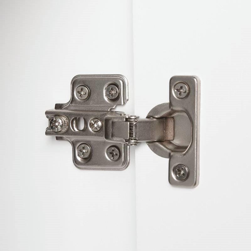 White 2 Door Wall Mounted Bathroom Storage Cabinet - PRHOMZ