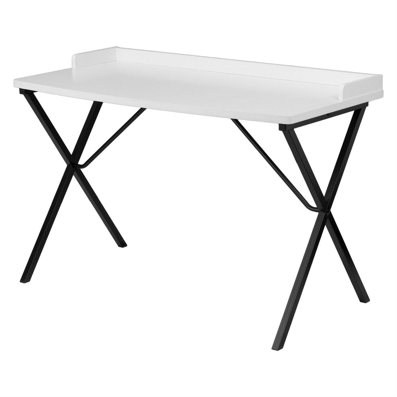 White Top Modern Student Teen Adult Writing Table Computer Desk - PRHOMZ