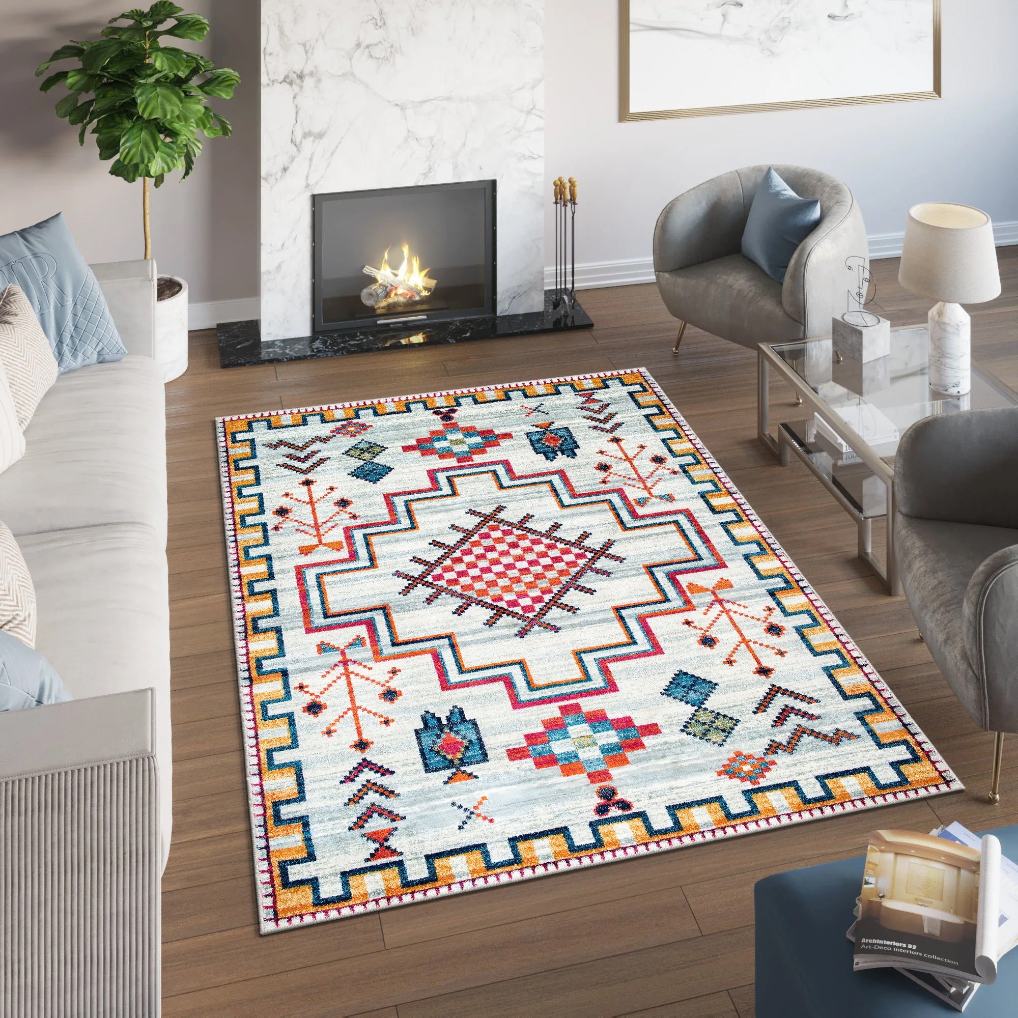 Whiskers Area Rug