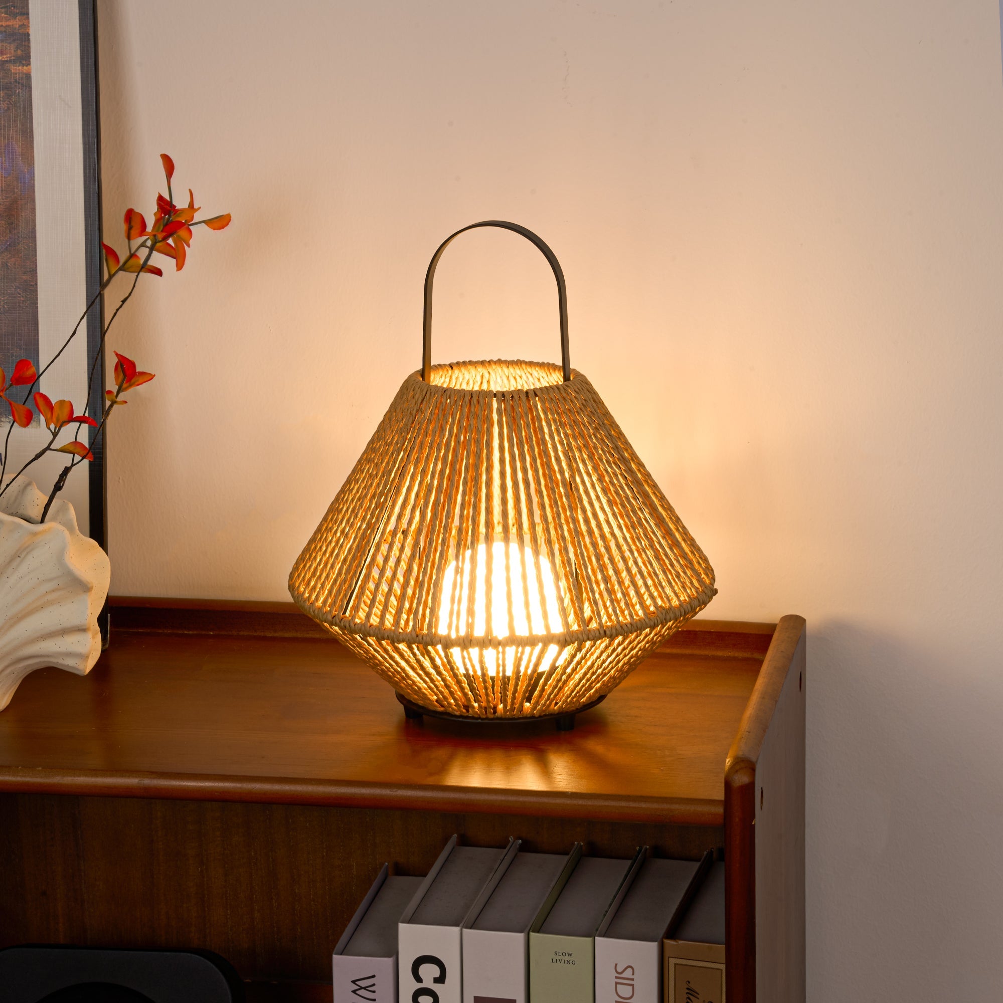 2-in-1 Portable Lantern & Floor Lamp for Indoors & Outdoors-3