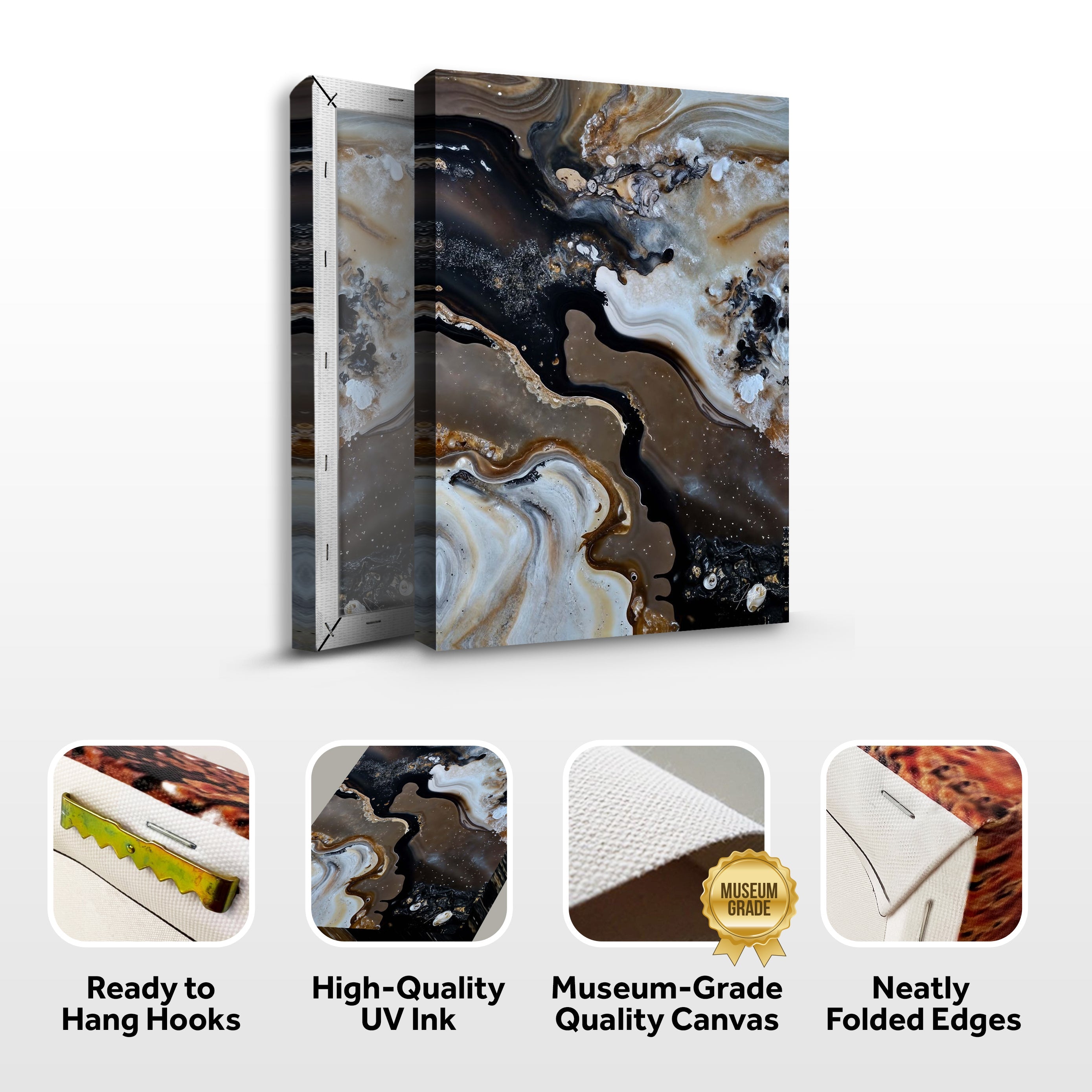 Canvas Print: "Geode Whispers II"