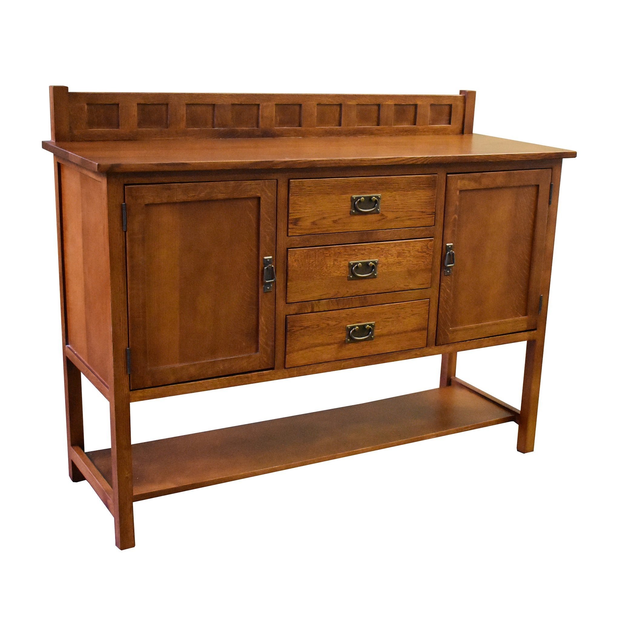 Mission Turner Sideboard-3 Drawers-2 Doors-Michael's Cherry (MC-A)-58"