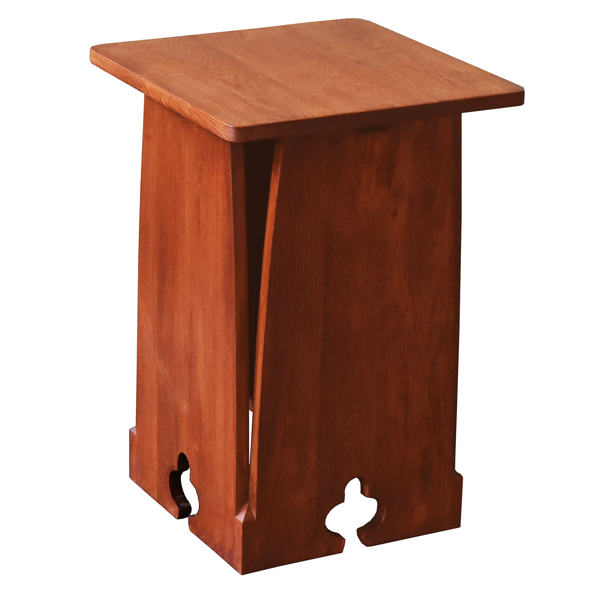 Mission Oak Tabouret Side Table -Michael's Cherry (MC1)