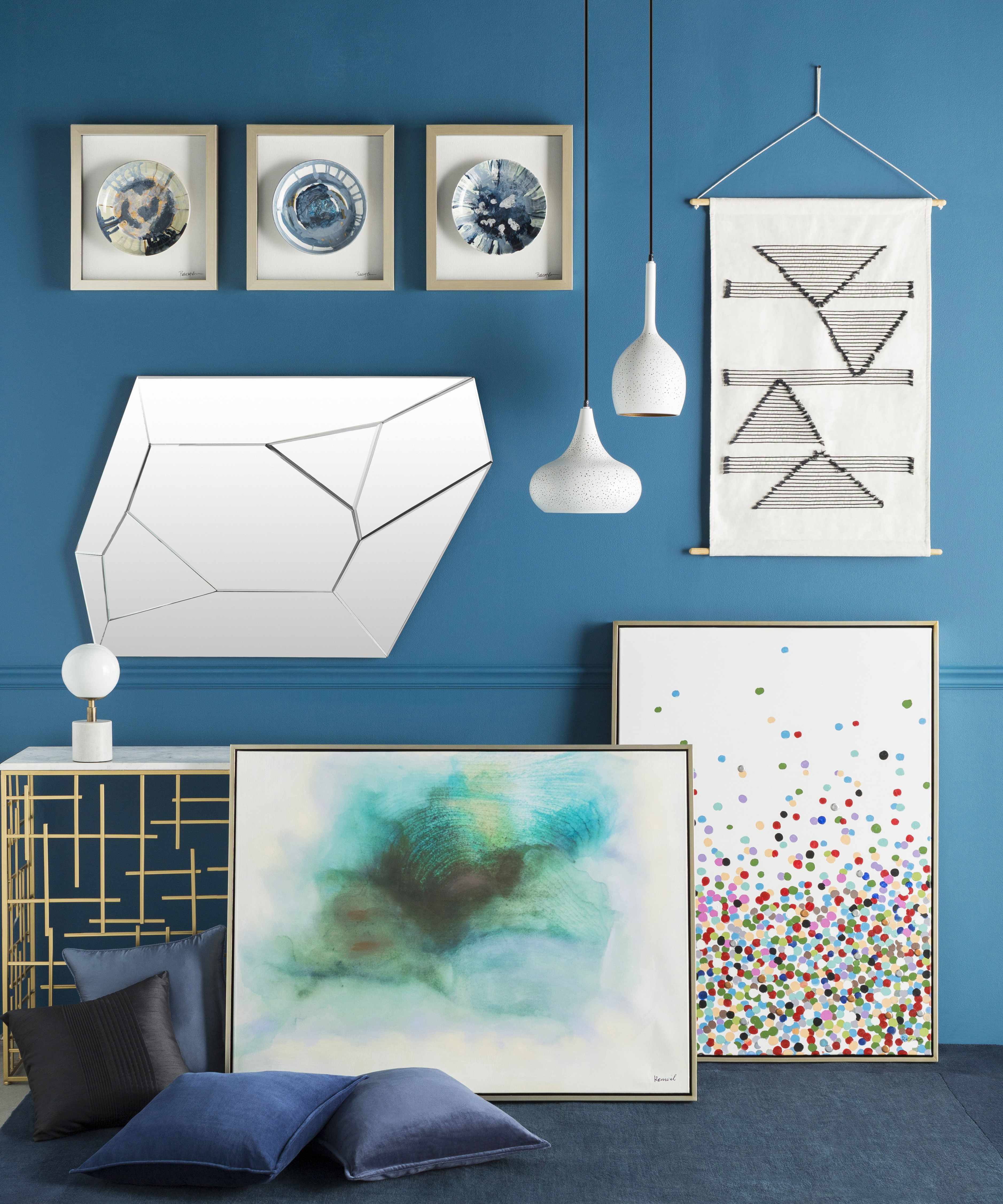 Compton Black Square Throw Pillow-1