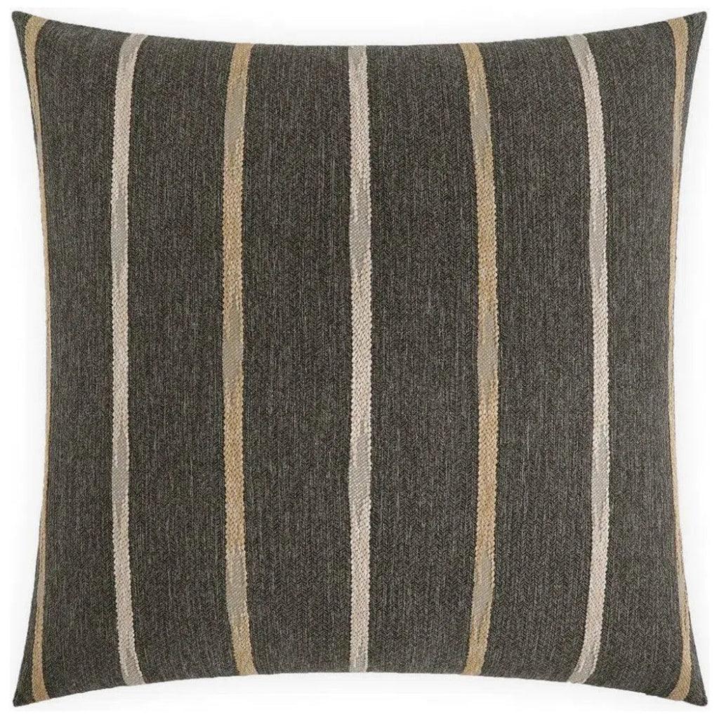 Wallasch Graphite Grey Throw Pillow With Insert