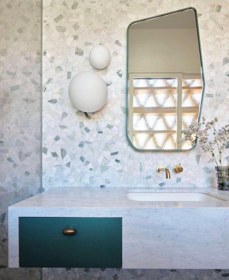 Crested Mirror - Unique Asymmetrical Wall Mirror | Alpken