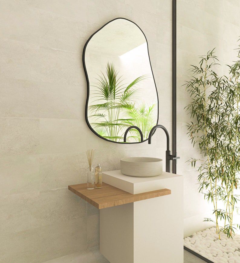 Sienna Asymmetrical Mirror - Handmade Irregular Wall Mirror