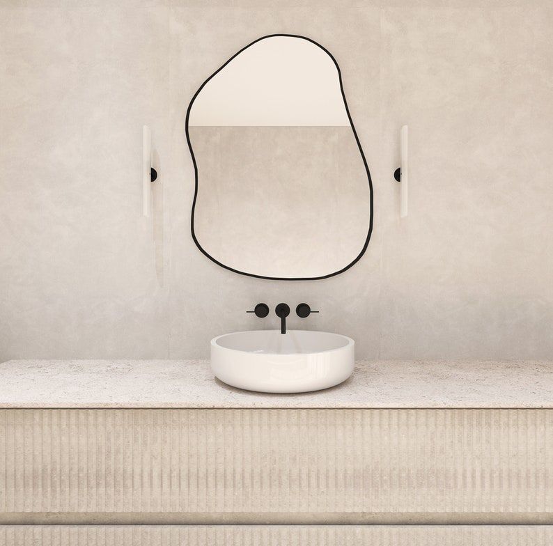 Sienna Asymmetrical Mirror - Handmade Irregular Wall Mirror