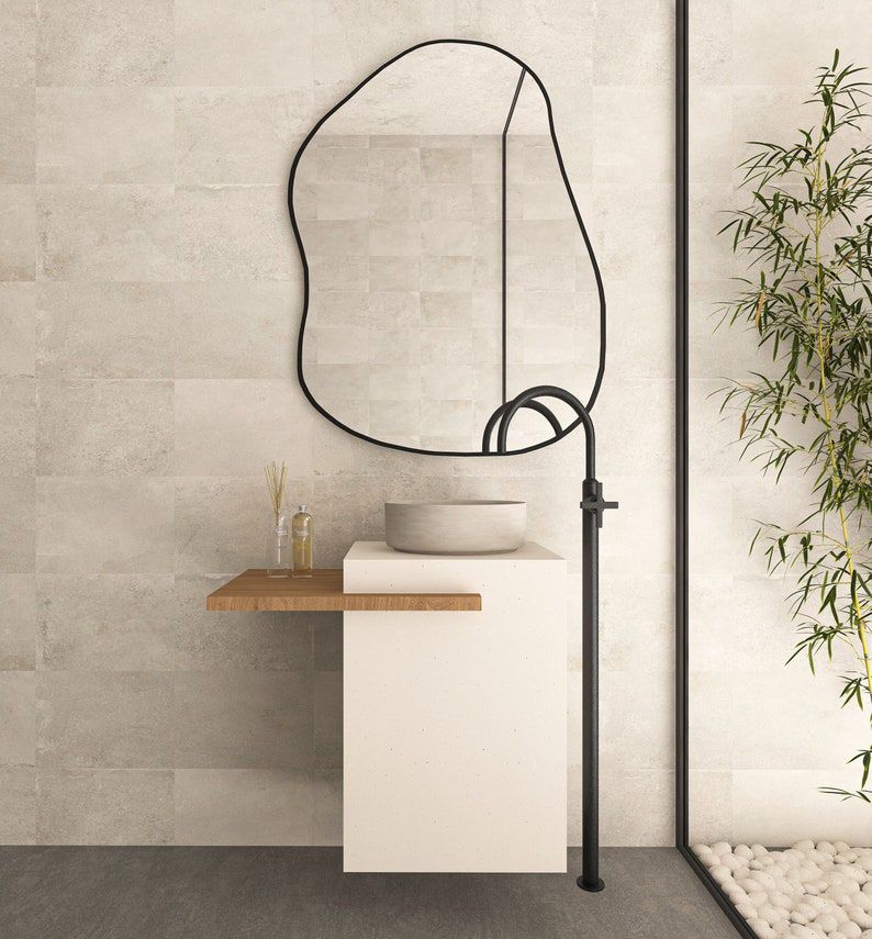 Sienna Asymmetrical Mirror - Handmade Irregular Wall Mirror
