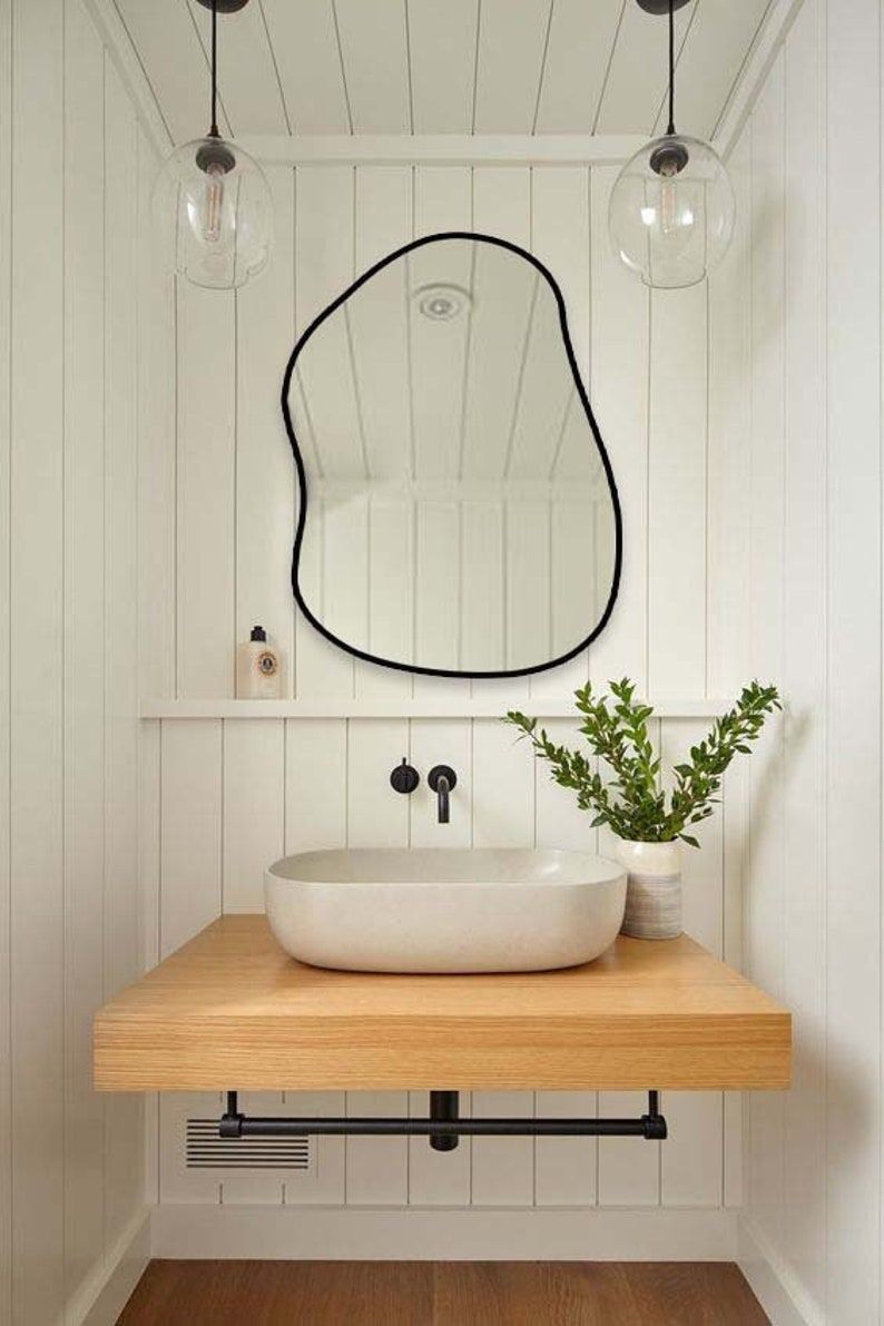 Sienna Asymmetrical Mirror - Handmade Irregular Wall Mirror