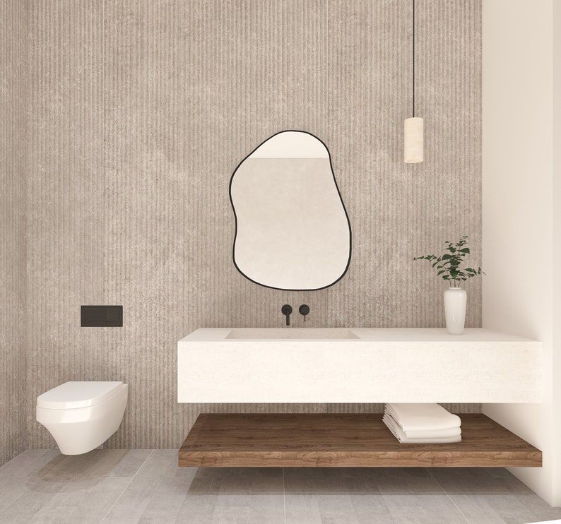Sienna Asymmetrical Mirror - Handmade Irregular Wall Mirror