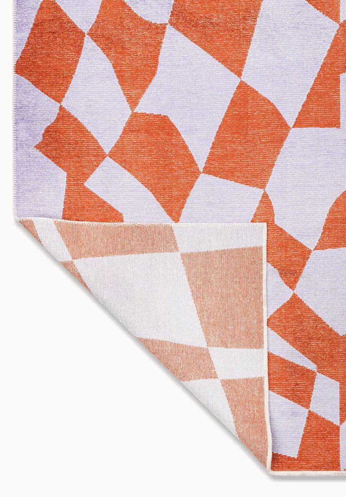 Tangerine Delight Rug - Vibrant Orange Area Rug | Alpken