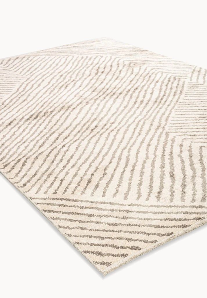 Beige Zebra Patterned Rug - Animal Print Area Rug | Alpken