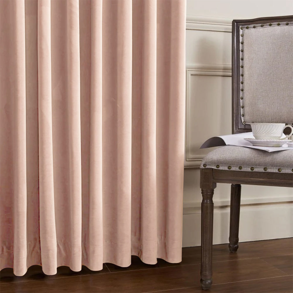 Whitney Luxury Matte Velvet Thermal Curtains