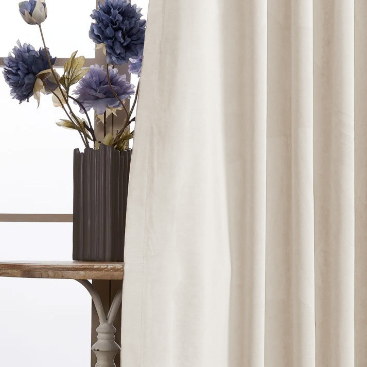 Whitney Luxury Matte Velvet Thermal Curtains