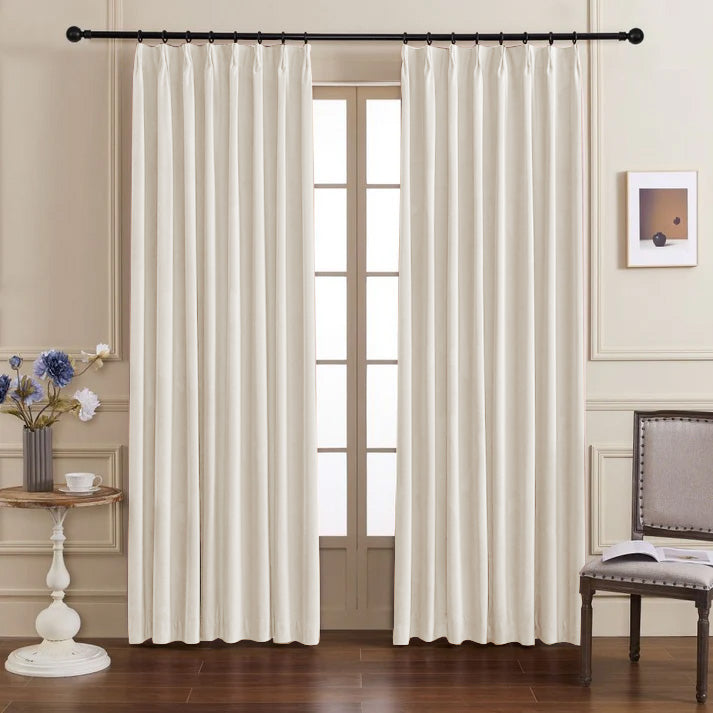 Whitney Luxury Matte Velvet Thermal Curtains