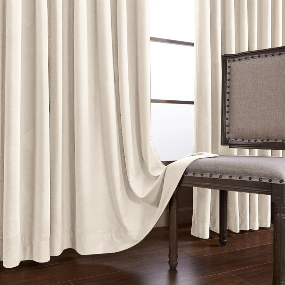 Whitney Luxury Matte Velvet Thermal Curtains