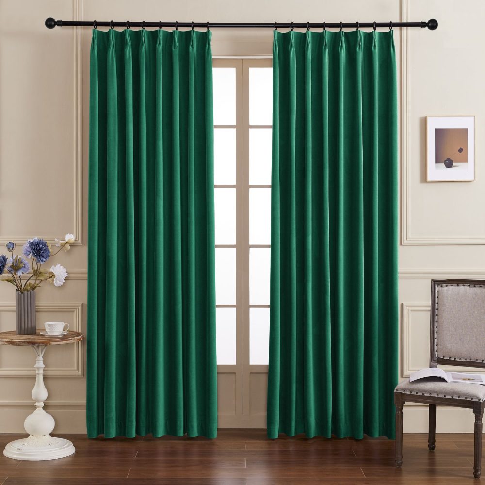 Whitney Luxury Matte Velvet Thermal Curtains