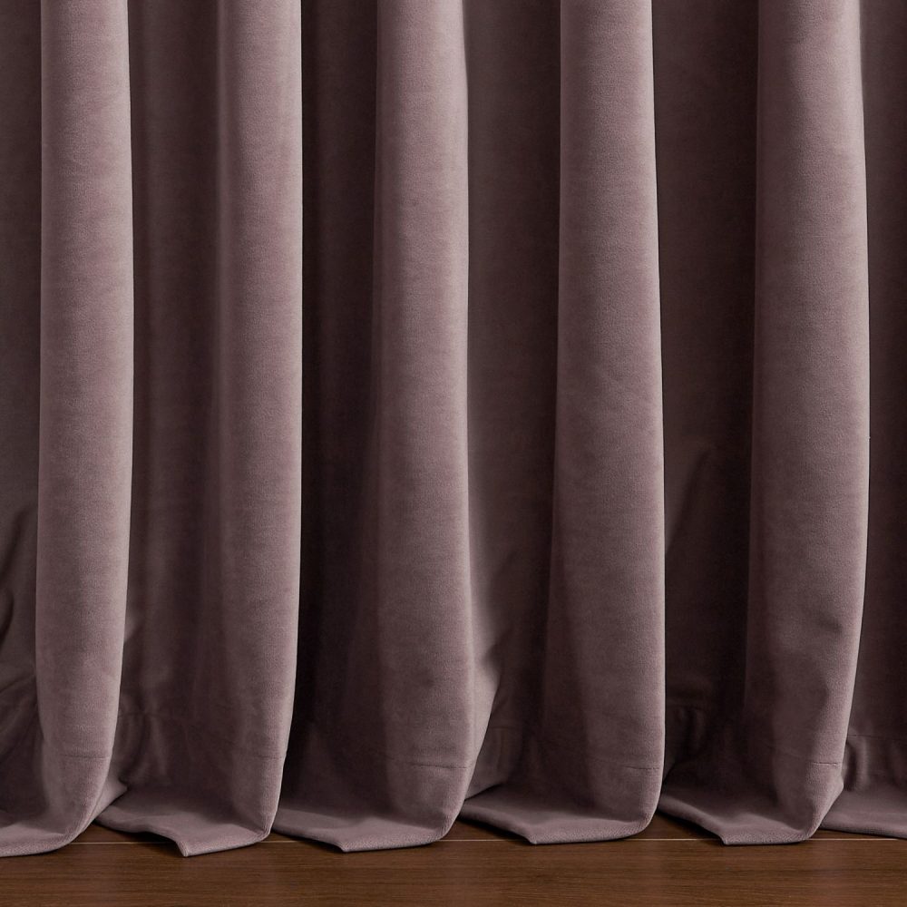 Whitney Luxury Matte Velvet Thermal Curtains