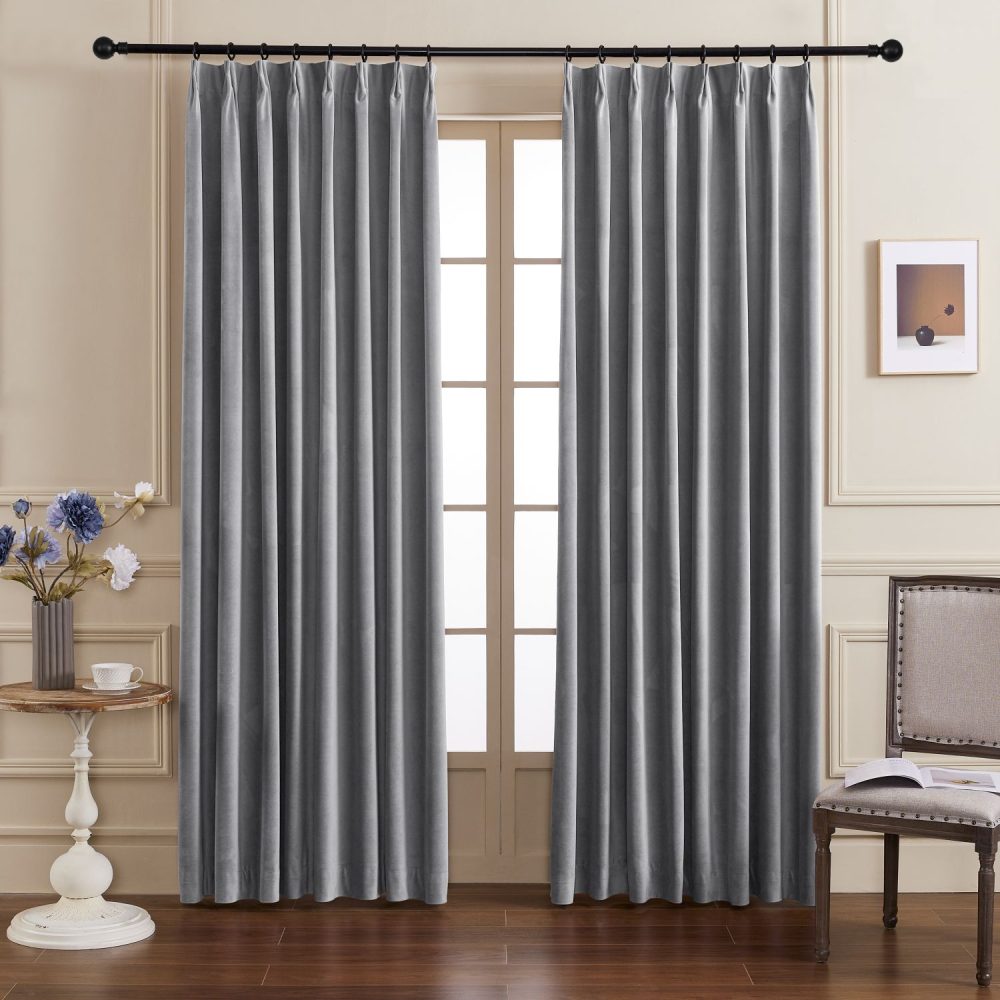 Whitney Luxury Matte Velvet Thermal Curtains