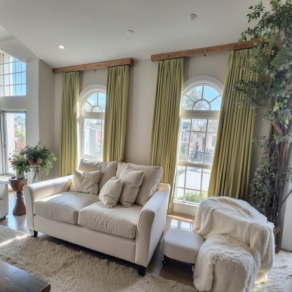 Whitney Luxury Matte Velvet Thermal Curtains