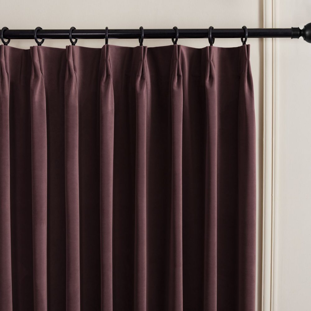 Whitney Luxury Matte Velvet Thermal Curtains