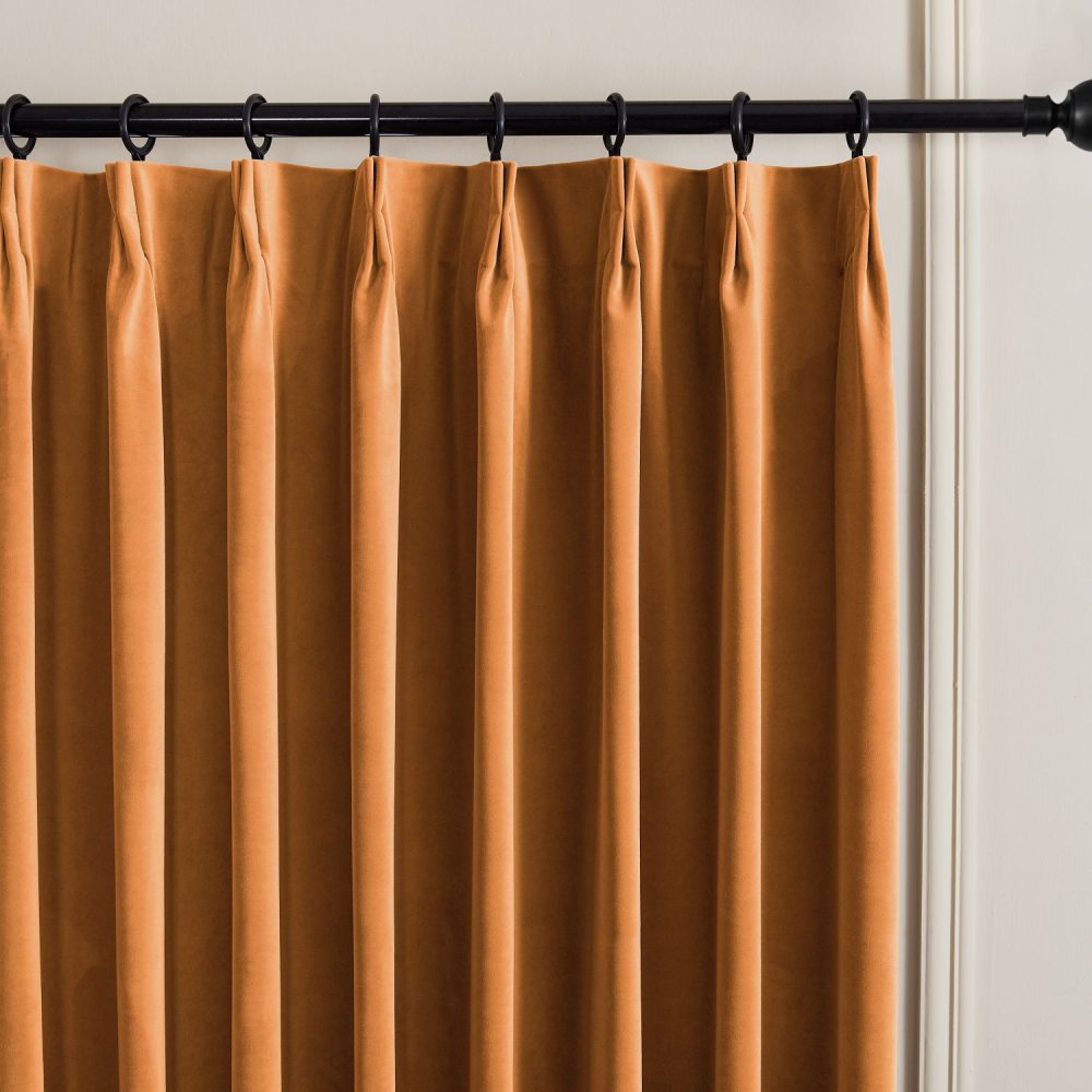 Whitney Luxury Matte Velvet Thermal Curtains