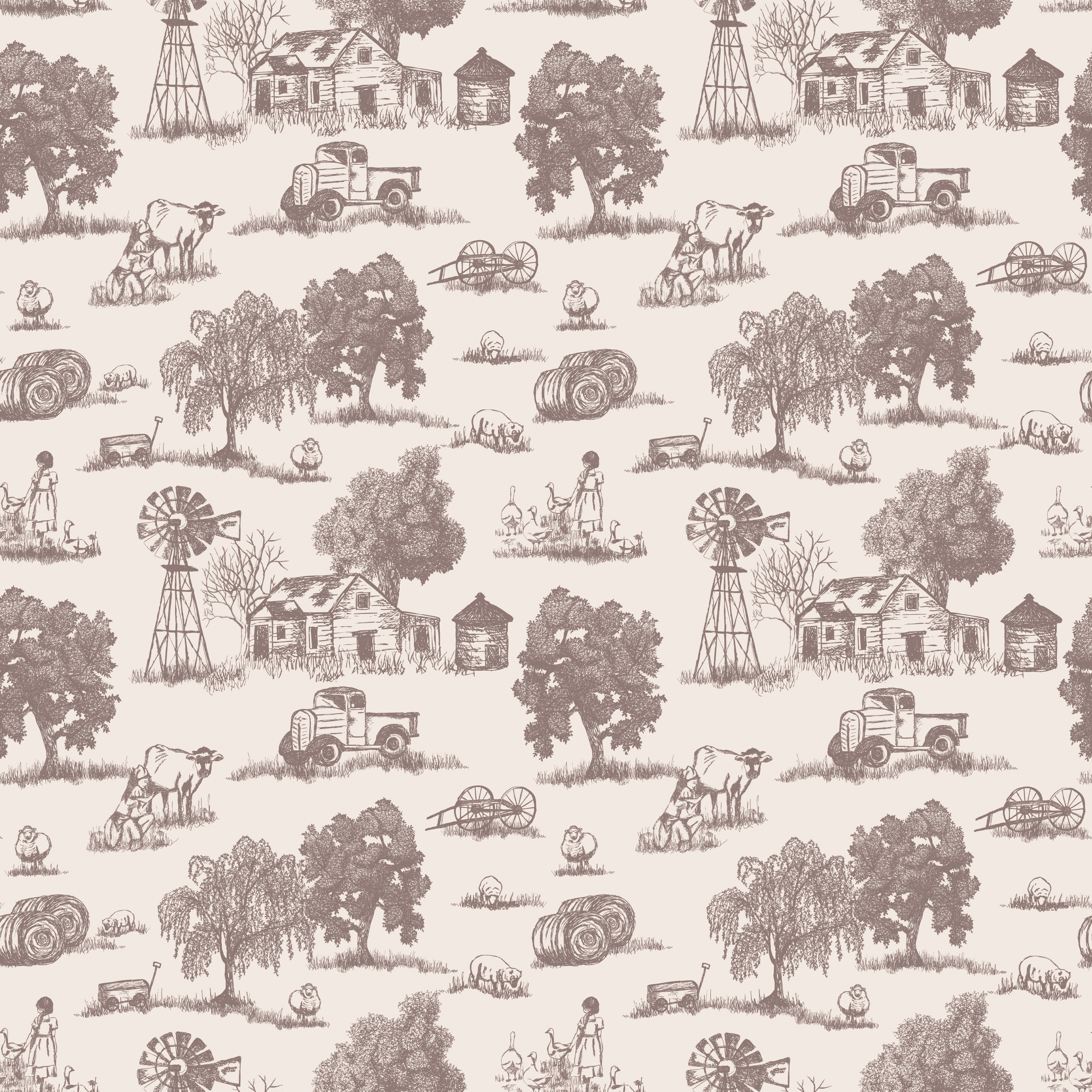 Winona Wallpaper by Hannah Langford Design