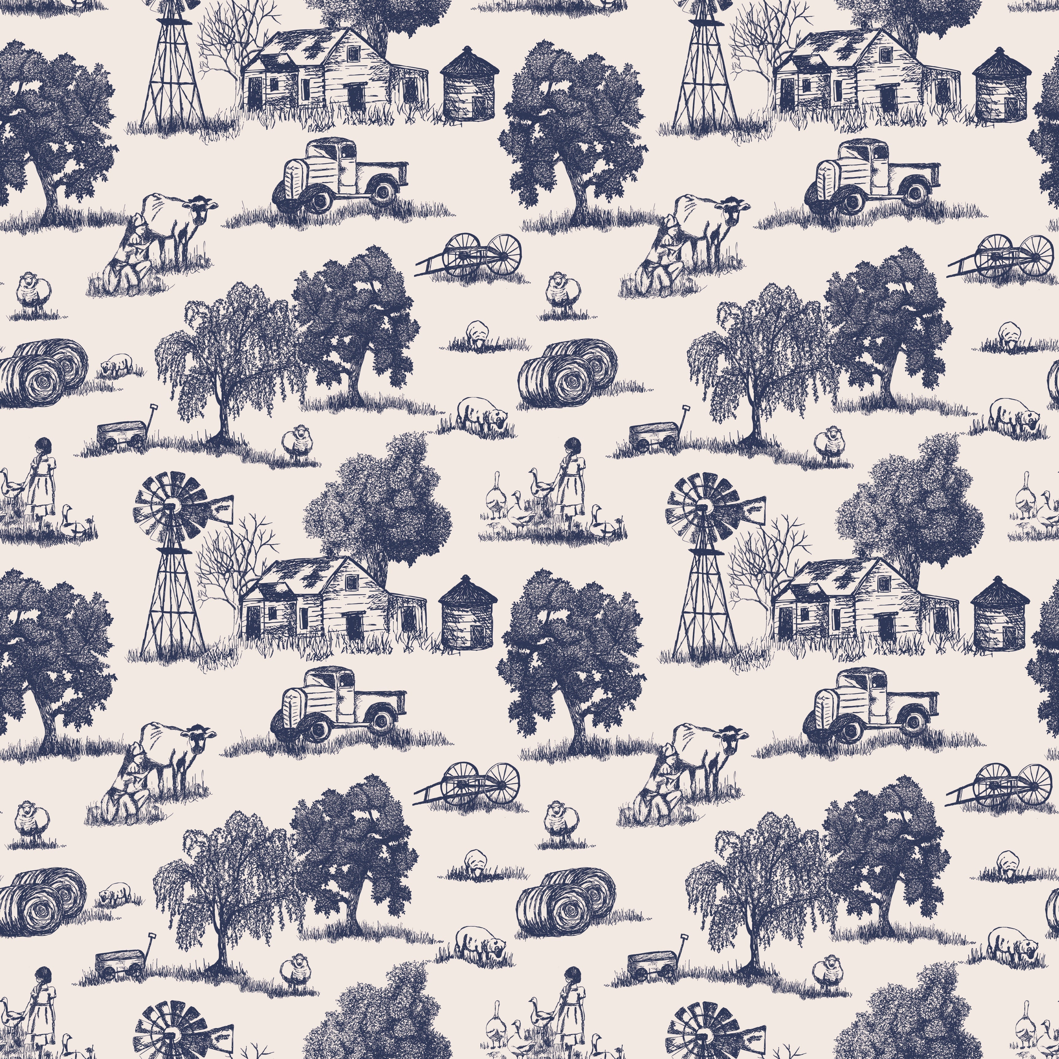 Winona Wallpaper by Hannah Langford Design