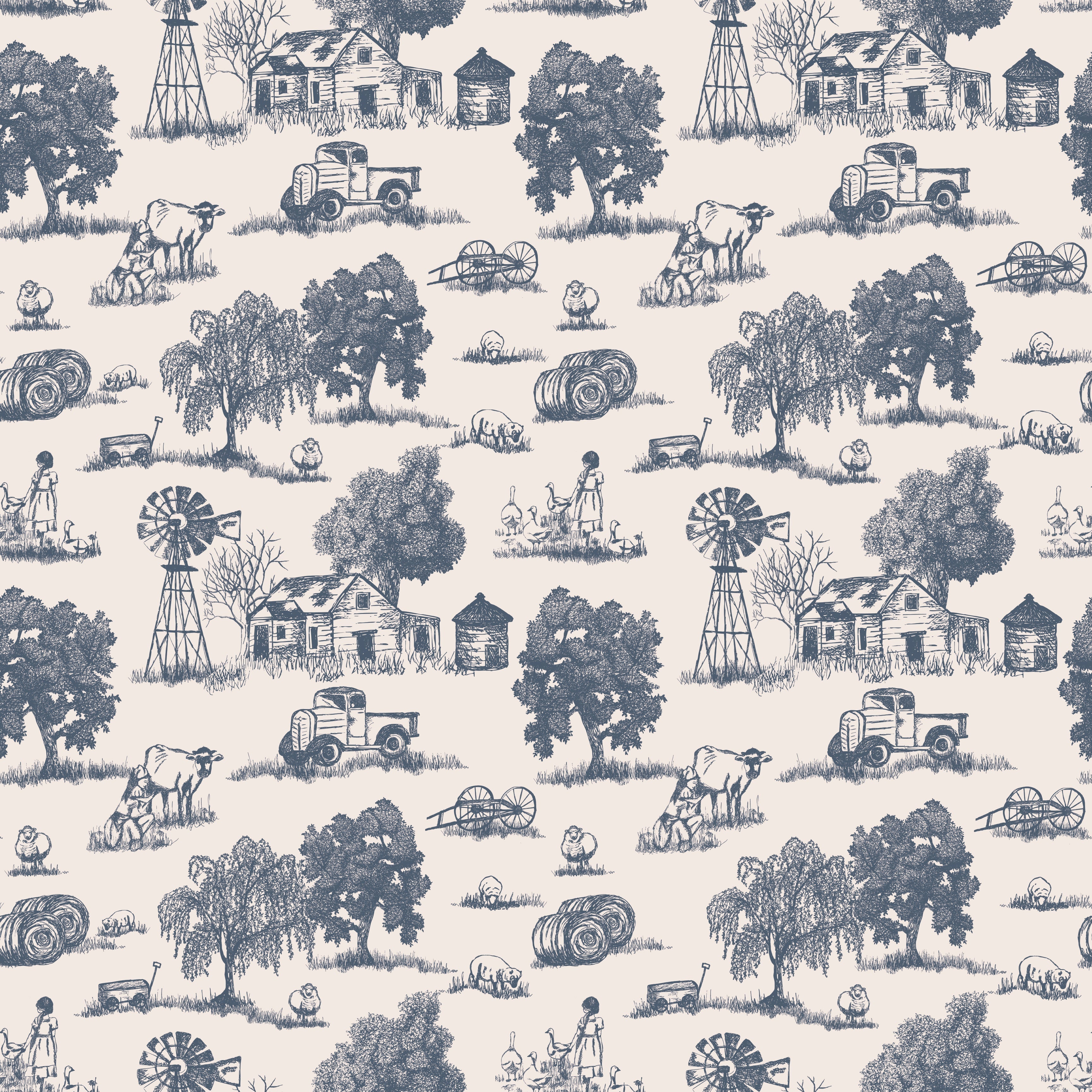 Winona Wallpaper by Hannah Langford Design