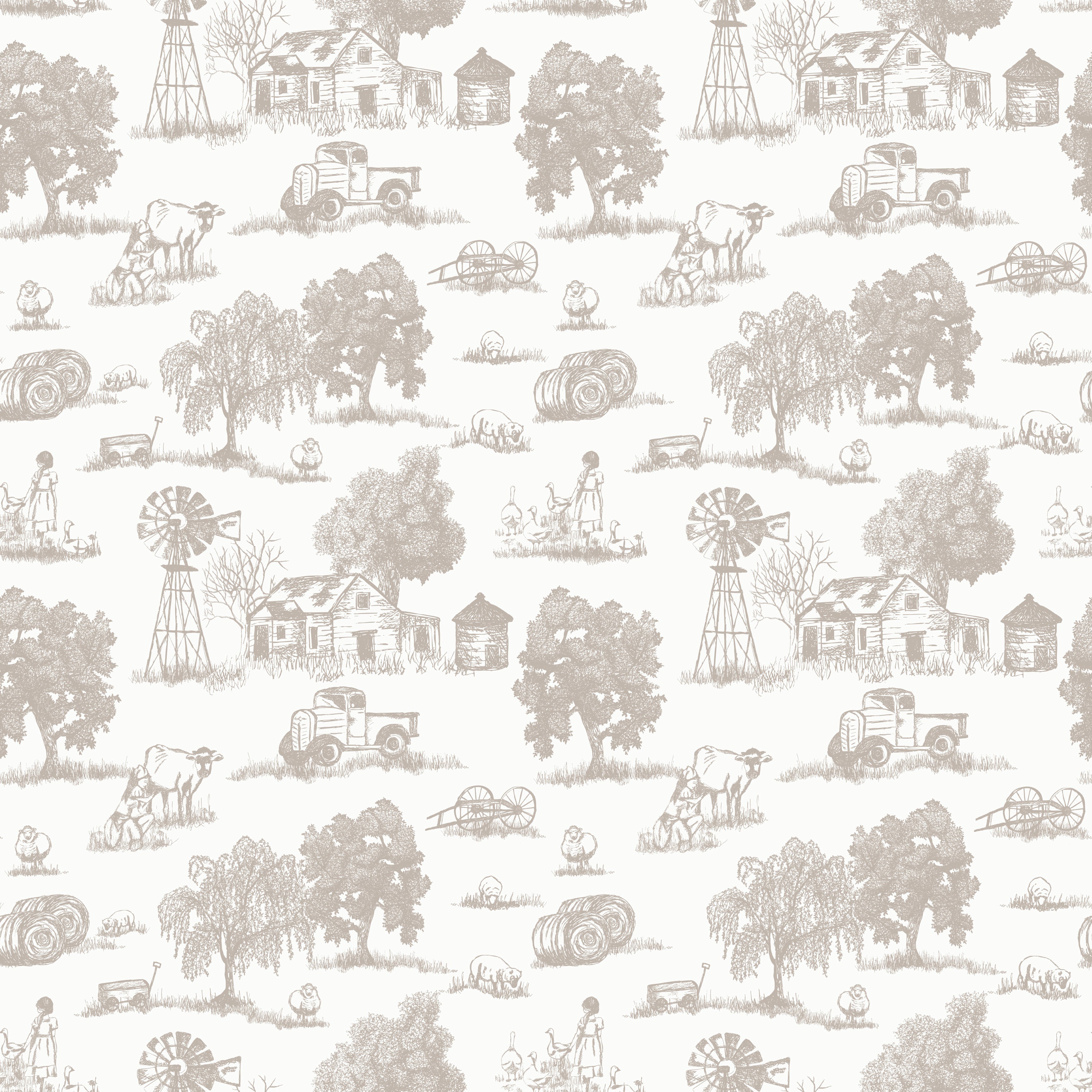 Winona Wallpaper by Hannah Langford Design