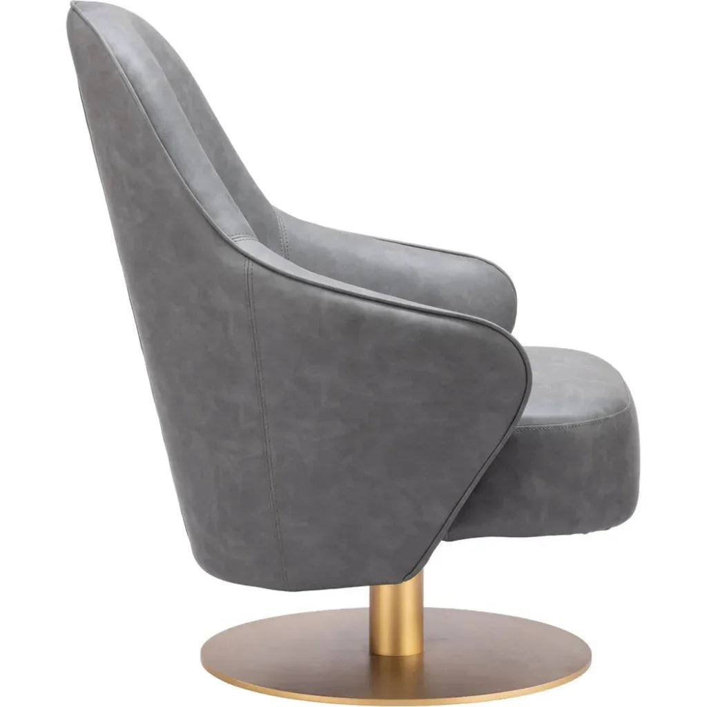 Withby Gray Armless Accent Chair