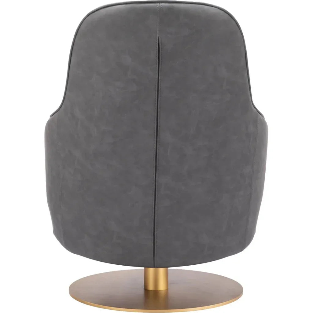 Withby Gray Armless Accent Chair