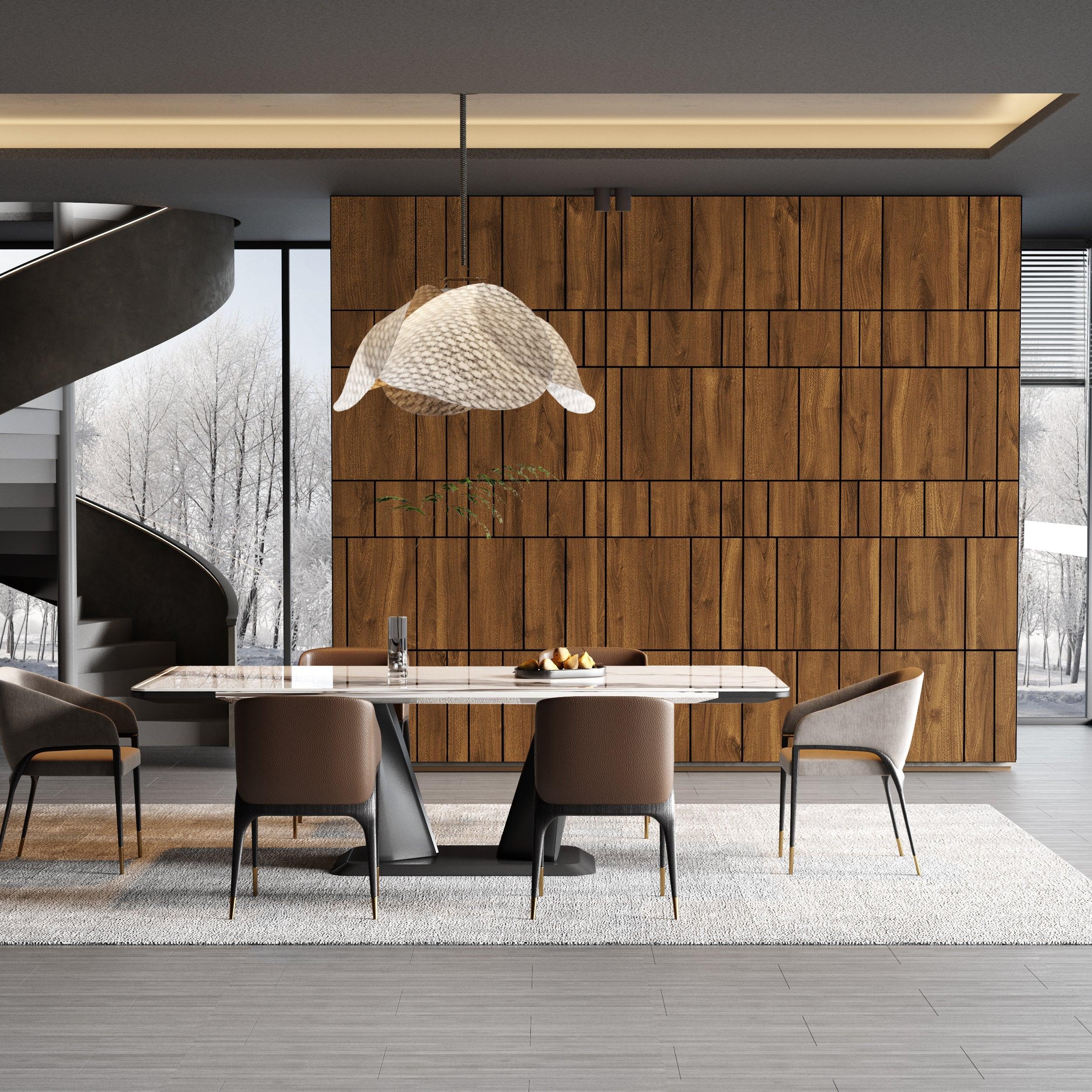 Dark Wood Modular Panels - PRHOMZ