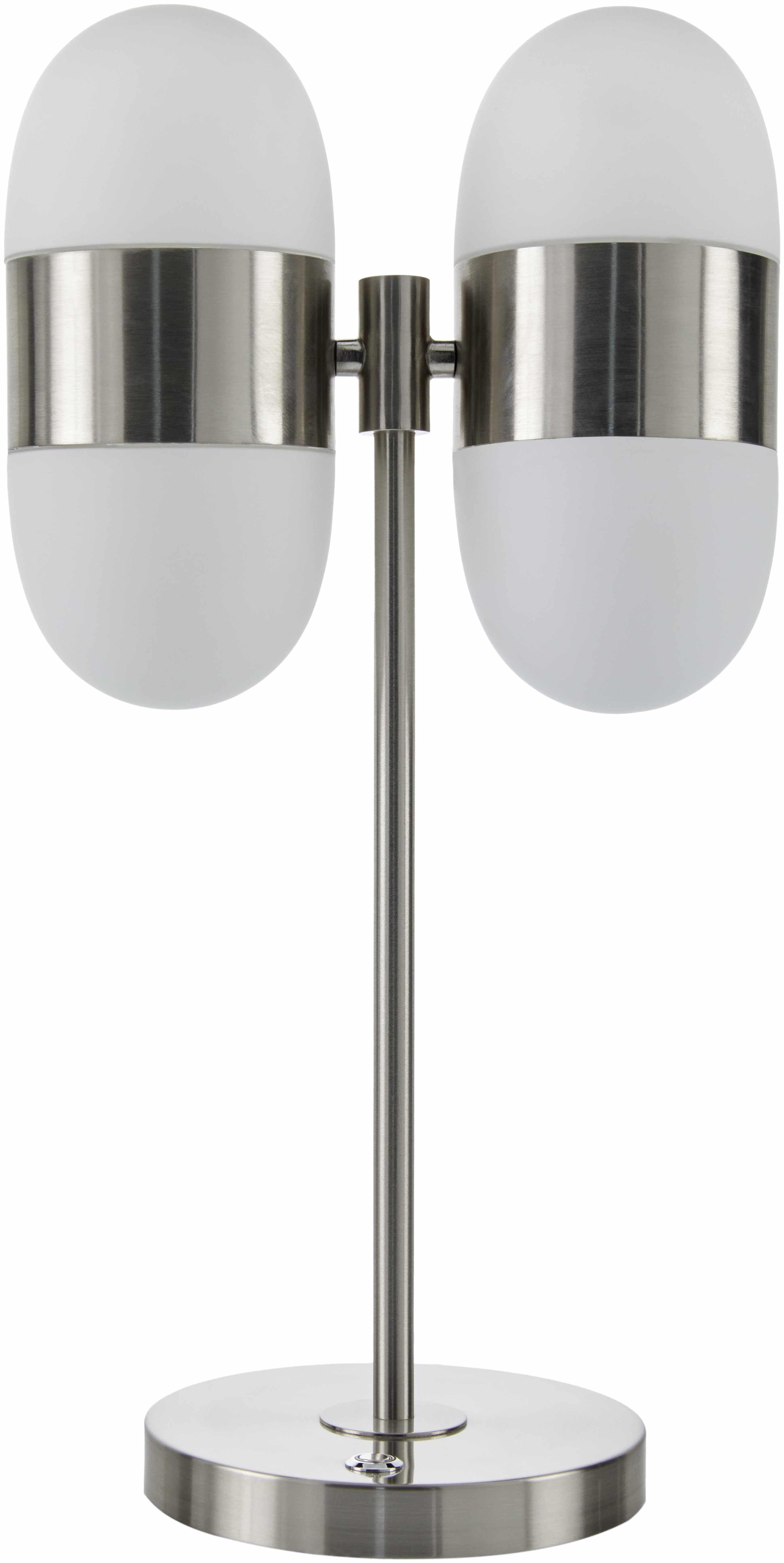 Wellerlooi Metallic Nickel Table Lamp - PRHOMZ